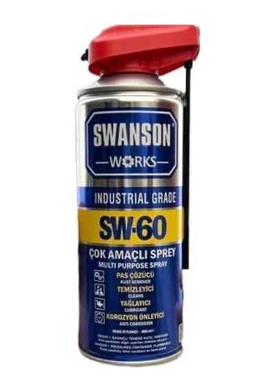 Swanson Works Sw-60 Kobra Başlıklı Pas Sökücü Yağlayıcı Korozyon Önleyici Çok Amaçlı Multi Sprey 400 Ml Diğer