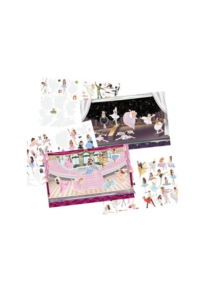 Topmodel Stickerworld Ballet Çok Renkli