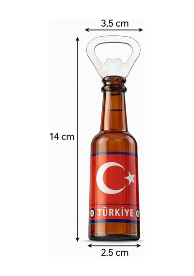 Magnetli Şişe Açacak Türkiye Temalı Buzdolabı Magnet Açacak Dekoratif Açacak Hediyelik