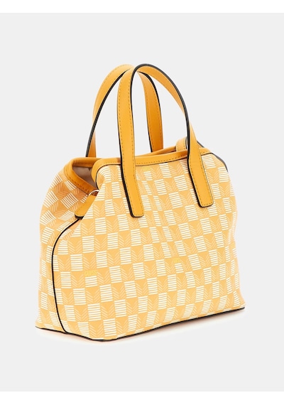 Guess G Wave Geometrik Desenli Mini Kadın El Çantası Hwjt9344750 Sarı