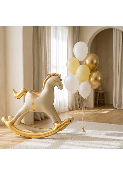Golden Carousel Balon Seti Çok  Renkli