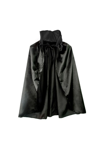 Techmrt Siyah Renk Yakalı Halloween Pelerini 90 Cm Tüm Yaşlar