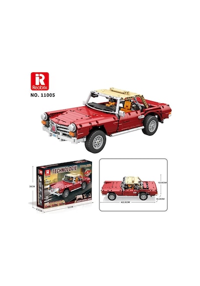 Reobrix Technic 11005 Mercedes Benz 280sl Araba Yaratıcı Yapı Blok Seti Building Blocks - 1578 Parça