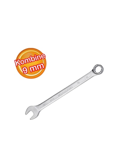 Kombine Anahtar Kısa Boy 9 Mm