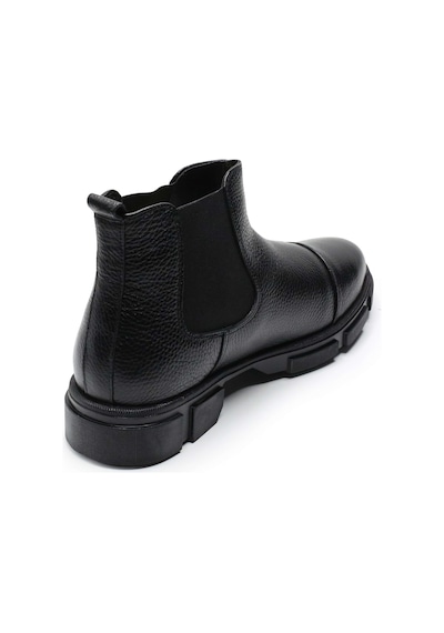 Costo Shoes Büyük Numara Erkek Bot Rahat Geniş Kalıp Siyah