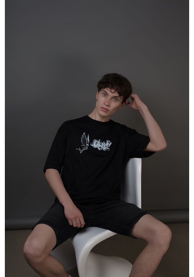 Flood Of Style Unisex Vlone Siyah T Shirt