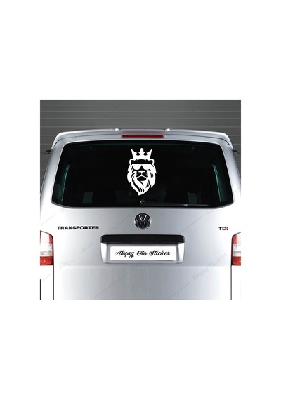 Aslan Kral Sticker Aslan Sticker Aslan Oto Sticker Araba Sticker