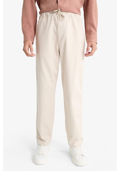 Defacto Beli Bağcıklı Wide Leg Pantolon F6131ax25aubg681 Bej