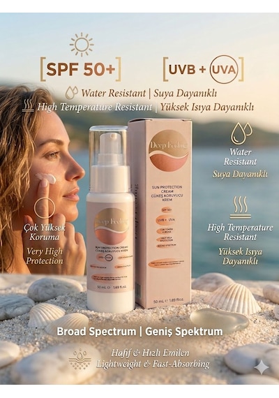 Deep Feelıng Spf 50+ Güneş Koruyucu Krem 50 Ml