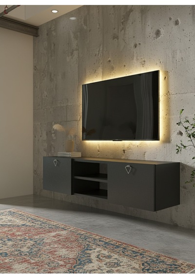 Resital Tv Ünitesi S1838-4 Antrasit Antrasit