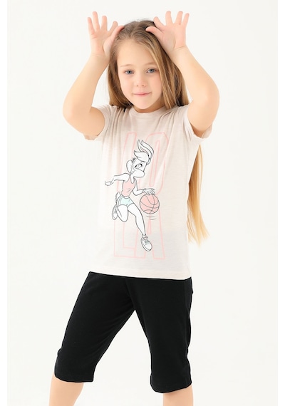 Looney Tunes L1590-2 Çocuk  Krem Melanj Tişört