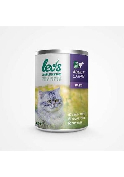 Kuzu Etli Pate Yetişkin Kedi Konservesi 6 Adet 400 Gr