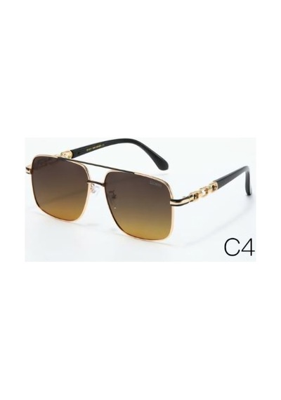 Kadın Polarize Korumalı Metal Çerçeveli Güneş Gözlüğü Esp039 Kahverengi - Sarı - 713558714 Altın