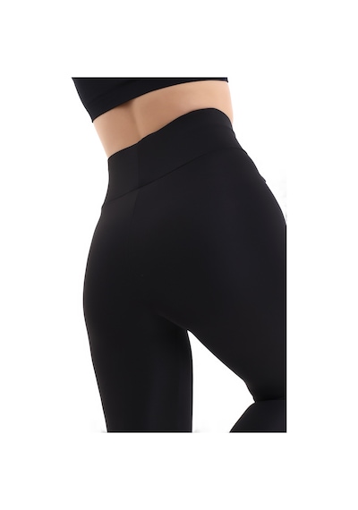 Winmoda34 Kadın Korseli Içi Şardonlu Termal Tayt Push Up Siyah