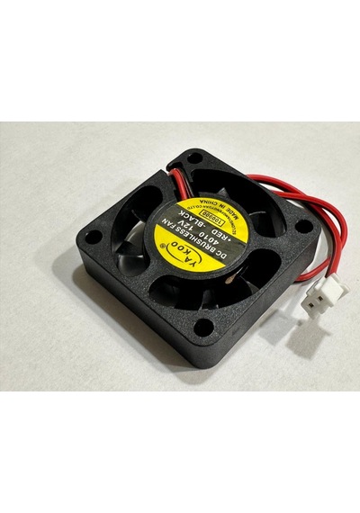 4 Cm 12 Volt Fan 12 Volt 4 Cm 2 Pinli 18 Cm Kablo Uzunluğu 40x40x10 Mm Fan