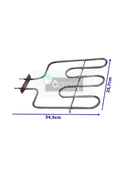 Termikel-Ariston Uyumlu Kare Fırını Rezistansı 6.5Mm 220Volt 1300 Watt