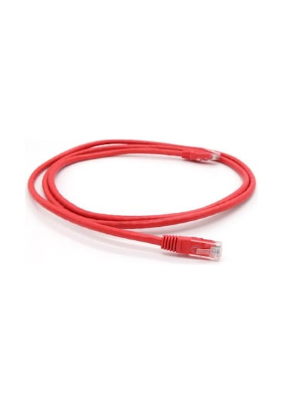 Vcom Np611B-R-5.0 Cat6 5.0Mt Kırmızı Utp Patch Kablo
