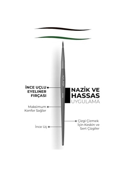 İnce Uçlu Eyeliner Fırçası - Eyeliner Brush Aa299 0