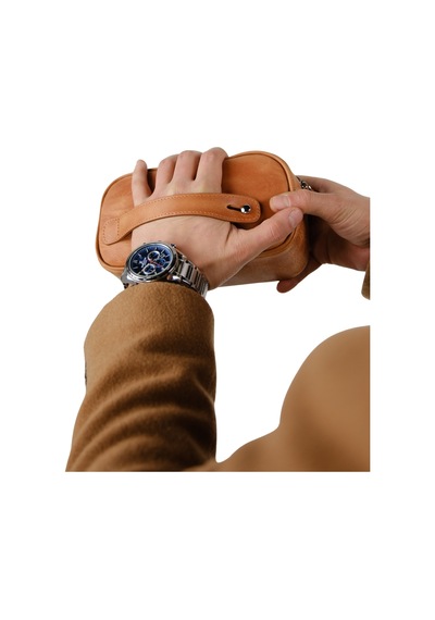 Mft Leather Hakiki Deri Unisex El Çantası Naina 1134 Tiguan Camel