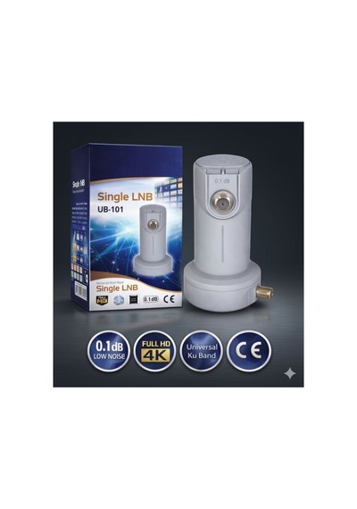 Tekli Lnb Single Uydu Lnb 0.1db 3d Fhd 4k Ub-101 Lnb