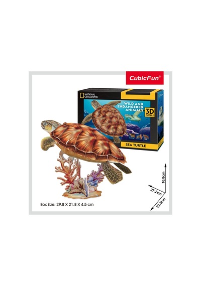 National Geographic - Deniz Kaplumbağası 3d Puzzle Ds1080h