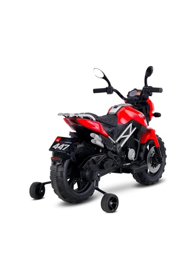 447a Motocross Akülü Motor Kırmızı