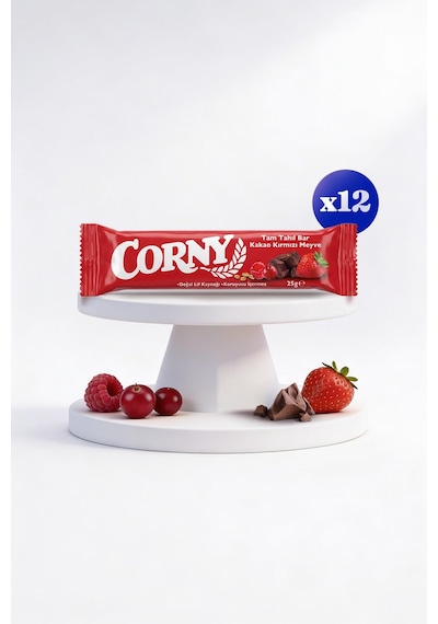 Corny Tahıl Bar Kakao Ve Kırmızı Meyve X 12 Adet
