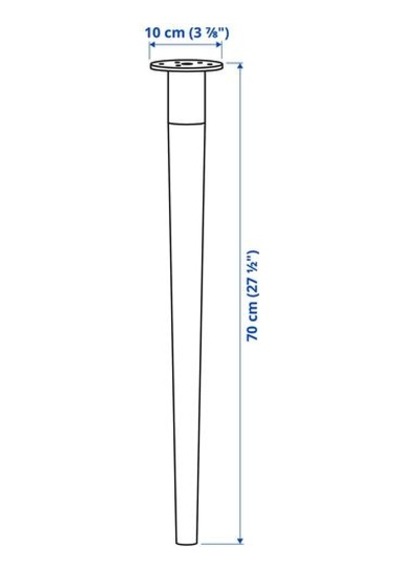 Ikea Hılver Çalışma Masası Ayağı, Bambu, 70 Cm Ikea Hılver Çalışma Masası Ayağı, Bambu, 70 Cm