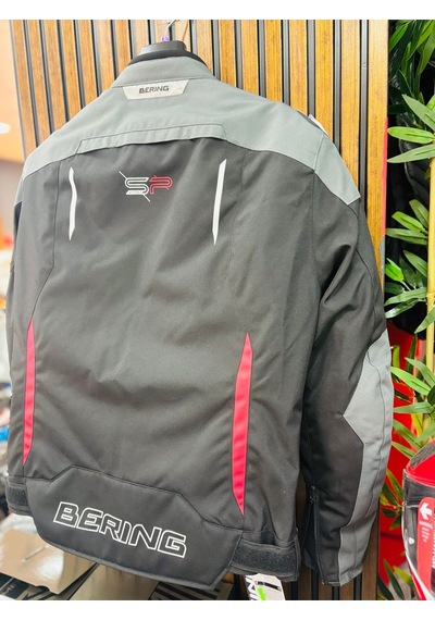 Bering 0069 Gang 4 Mevsim Motosiklet Montu Siyah-gri-kırmızı