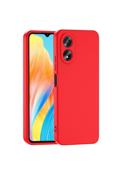 Zore Oppo A38 Uyumlu Nvth Mara Lansman Kapak-kırmızı