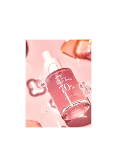 Anua Peach 70 Nıacın Serum Pürüzsüz Ve Parlak Bir Cilt İçin Şeftali Serumu 30 Ml