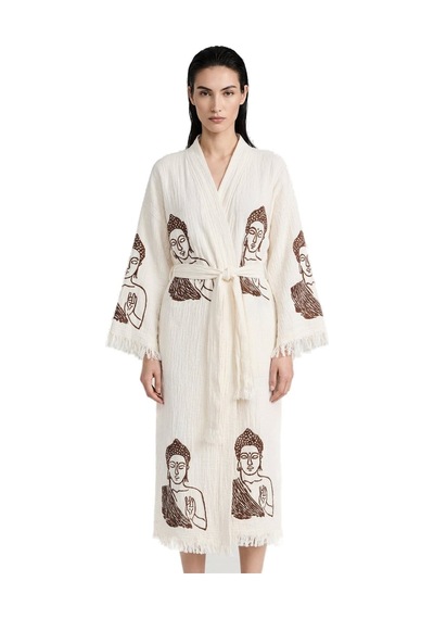 Brandsmiths Natural Serenity Buddha Kimono Sarı
