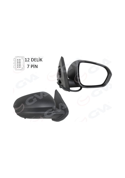 Dış Dikiz Aynası Sağ Elektrikli Isıtmalı Sensorlu Astarlı Dacıa Duster 18- Glblseme - 22 12h7p Vm-6805ehpsr