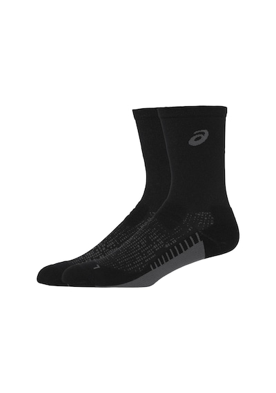 Asics Performance Run Sock Crew Unisex Black Koşu Çorabı 3013b002-001 Siyah