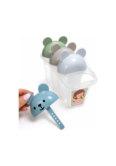 Snowy Bear Dondurma Kalıbı 4 Lü Bpa Free Ev Yapımı Dondurma Ve Buz Kalıbı Çok Renkli