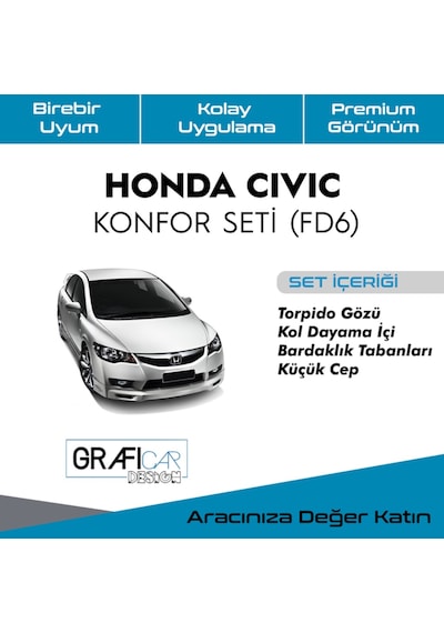 Honda Civic Fd6 Konfor Seti -Araç Içi Ses  Kumaş Kaplama