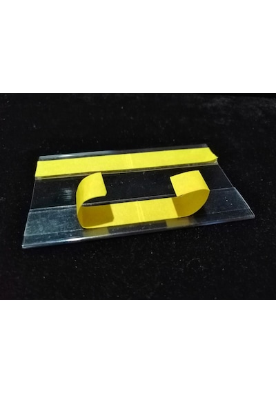 50 Adet C Tipi 6x10 Cm Depo Ürün Etiketliği Şeffaf Yapışkanlı