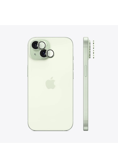 Safeus Safir Temperli Kamera Lens Koruyucu Apple Uyumlu iPhone 15 Plus Ve İle Yeşil