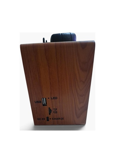 Ns-902bt Şömine Efektli Retro Bluetooth Radyo Ve Hoparlör Nostaljik Tasarım Kahverengi - 913596421