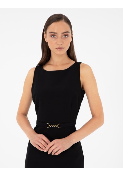 Pierre Cardin Kadın Siyah Elbise Dokuma 50297162-vr046 Siyah