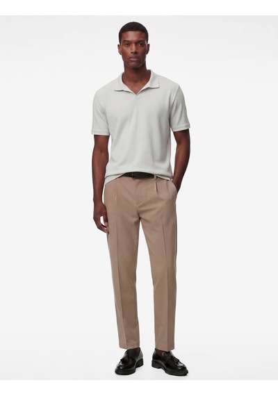 Koton Regular Fit Kısa Kollu Pamuklu Polo Yaka Tişört Gri 6sam10393mk