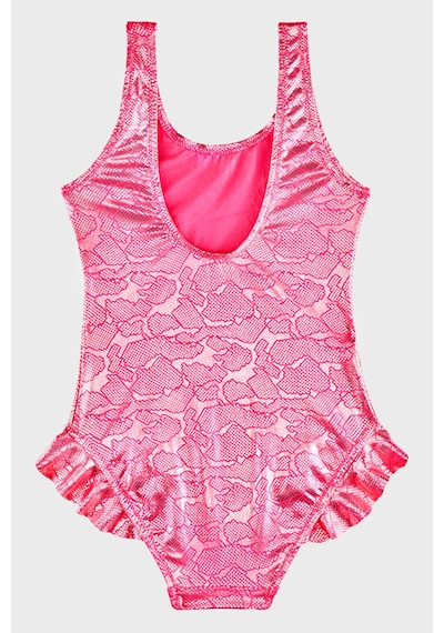 Slipstop Serpina Fuchsia Junior Baskılı Kalın Askılı Hızlı Kuruyan Uv Korumalı Mayo Kız Çocuk Mayo Sm2614000702 Fuşya