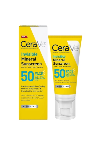 Cerave Invisible Mineral Spf50 Yüz Güneş Kremi 48ml