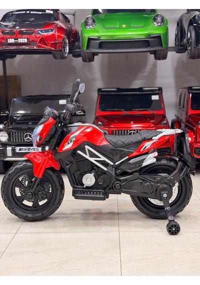 Akülü Motor 3-8 Yaş Kırmızı