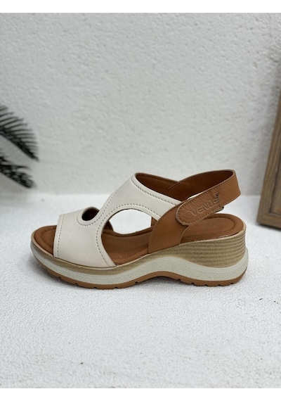 Venüs 2409901y Kadın Deri Sandalet 2409901Y-R0152 Bej