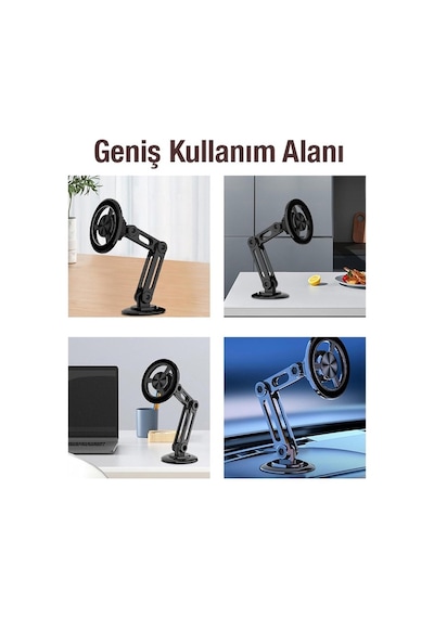 Ally Czy-f82y 360 Dönebilen Magsafe Araç İçi Telefon Tutucu