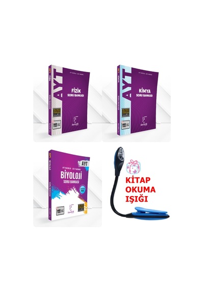 Karekök Ayt Sayısal Fizik-kimya-biyoloji Soru Bankası + Kitap