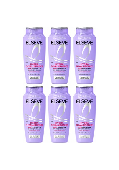 Elseve Hydra Hyaluronic Nem Dolduran Bakım Şampuanı 700 Ml 4 Adet