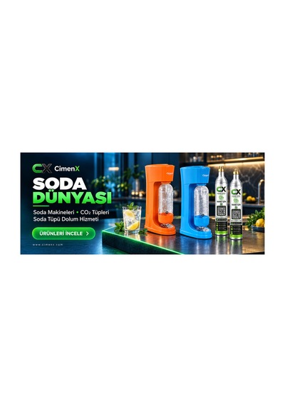 Soda Maker Prestige Orange - Soda Kartuşlu Set Turuncu