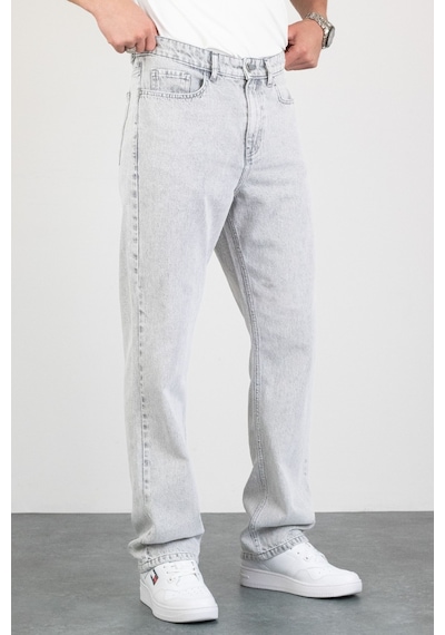 HLT Jeans Erkek Açık Gri Straight Baggy Fit Likrasız Rahat Kesim %100 Pamuk Loose Jean Pantolon Oliver AÇIK GRİ HLT Jeans Erkek Açık Gri Straight Baggy Fit Likrasız Rahat Kesim %100 Pamuk Loose Jean Pantolon Oliver AÇIK GRİ